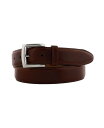 ジョンストンアンドマーフィー メンズ ベルト アクセサリー Waxed Leather Belt Brown