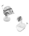 JtNX Y JtX{^ ANZT[ 3D Boba Fett Cufflinks Silver