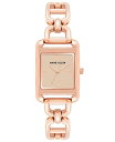 【送料無料】 アンクライン レディース 腕時計 アクセサリー Women's Rose Gold-Tone Alloy Open Link Bracelet W...