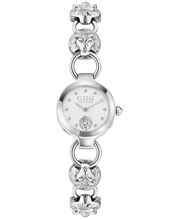 楽天ReVida 楽天市場店【送料無料】 ヴェルサス ヴェルサーチ レディース 腕時計 アクセサリー Women's Broadwood Lion Link Stainless Steel Bracelet Watch 26mm Silver