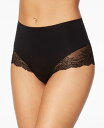 【送料無料】 スパンク レディース パンツ アンダーウェア Undie-tectable&reg; Lace Hi-Hipster Panty Very Black