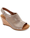 【送料無料】 ロックポート レディース サンダル シューズ Women's Briah Perf Sling Wedge Sandals Light Beige