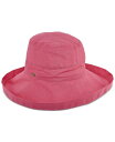 【送料無料】 スカラ レディース 帽子 アクセサリー Cotton Big Brim With Inner Drawstring Crose(4)
