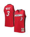 【送料無料】 ミッチェル&ネス メンズ シャツ トップス Men's Dwyane Wade Red Miami Heat Big and Tall Hardwood Classics 2005-06 Swingman Jersey Red