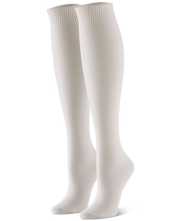 ̵ ҥ塼 ǥ   Women's Flat Knit Knee High Socks 3 Pair P...