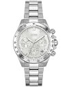 yz {X fB[X rv ANZT[ Women's Chronograph Novia Stainless Steel Bracelet Watch 38mm Silver