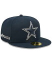 【送料無料】 ニューエラ メンズ 帽子 アクセサリー Men 039 s x Alpha Industries Navy Dallas Cowboys Alpha 59FIFTY Fitted Hat Navy