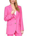 【送料無料】 マイケルコース レディース ジャケット・ブルゾン ブレザー アウター Women's Two-Button Mensy Blazer Cerise