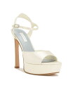 楽天ReVida 楽天市場店【送料無料】 ナインウェスト レディース サンダル シューズ Women's Legacy Bridal Platform Stiletto Dress Sandals Ivory Satin