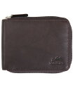 【送料無料】 マンシーニ メンズ 財布 アクセサリー Men's Monterrey Collection Zippered Bifold Wallet with Removable Pass Case Brown