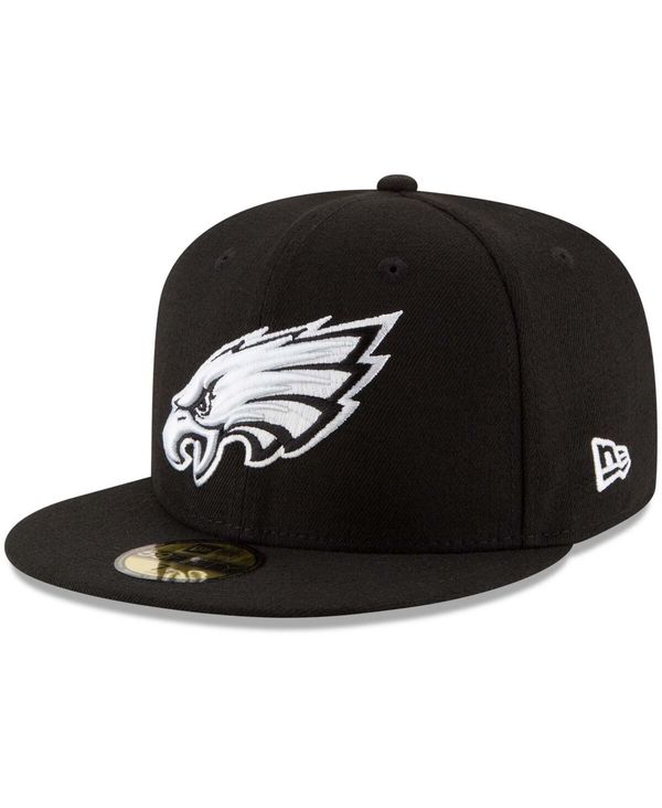 【送料無料】 ニューエラ メンズ 帽子 アクセサリー Men's Philadelphia Eagles B-Dub 59FIFTY Fitted Hat Black