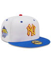  ニューエラ メンズ 帽子 アクセサリー Men's White, Royal New York Yankees 1999 World Series Cherry Lolli 59FIFTY Fitted Hat White, Royal