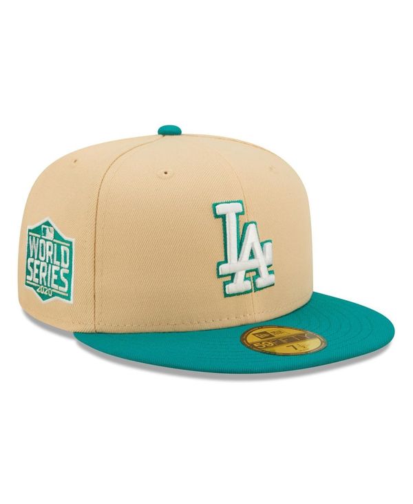 ̵ ˥塼  ˹ ꡼ Men's Natural, Teal Los Angeles Dodgers Man...