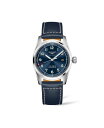 yz W Y rv ANZT[ Men's Automatic Spirit Stainless Steel Chronometer Blue Leather Strap Watch 40mm Blue