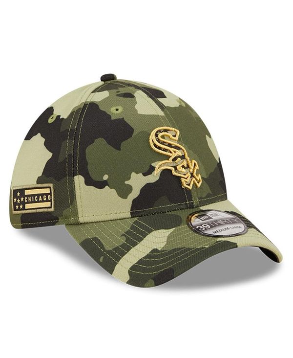 【送料無料】 ニューエラ メンズ 帽子 アクセサリー Men's Camo Chicago White Sox 2022 Armed Forces Day 39THIRTY Flex Hat Camo