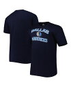 【送料無料】 プロファイル メンズ Tシャツ トップス Men's Navy Dallas Mavericks Big and Tall Heart and Soul T-shirt Navy(4)