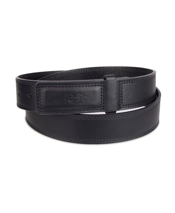 ディッキーズ 【送料無料】 ディッキーズ メンズ ベルト アクセサリー Men's No Scratch Leather Covered Mechanic Belt Black