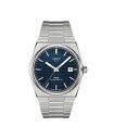 yz eB\bg Y rv ANZT[ Men's Swiss Automatic PRX Powermatic 80 Stainless Steel Bracelet Watch 40mm Blue