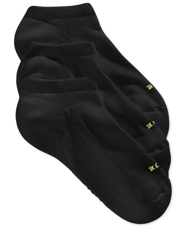 yz q[ fB[X C A_[EFA Women's Air Cushion No Show 3 Pack Socks Black