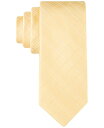 カルバン・クライン ネクタイ 【送料無料】 カルバンクライン メンズ ネクタイ アクセサリー Men's Etched Windowpane Tie Yellow