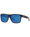 【送料無料】 コスタデルマール メンズ サングラス・アイウェア アクセサリー SPEARO XL Polarized Sunglasses, 6S9013 59 11 MATTE BLACK/BLUE MIRROR 580P