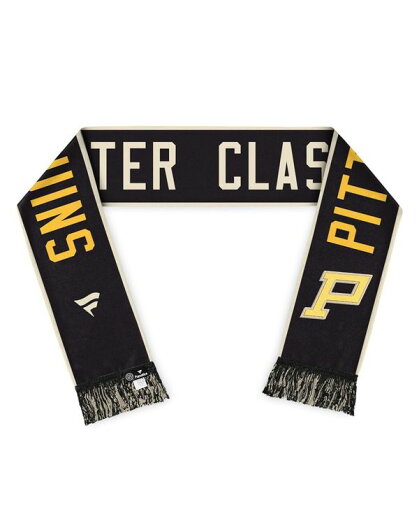 【送料無料】 ファナティクス レディース マフラー・ストール・スカーフ アクセサリー Men's and Women's Branded Pittsburgh Penguins 2023 Winter Classic Team Scarf Black 【送料無料】 ファナティクス レディース マフラー・ストール・スカーフ アクセサリー Men's and Women's Branded Pittsburgh Penguins 2023 Winter Classic Team Scarf Black