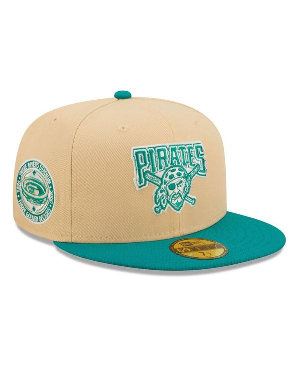 ̵ ˥塼  ˹ ꡼ Men's Natural, Teal Pittsburgh Pirates Mang...