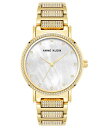 yz ANC fB[X rv ANZT[ Women's Three Hand Quartz Gold-Tone Alloy Watch, 36mm Gold