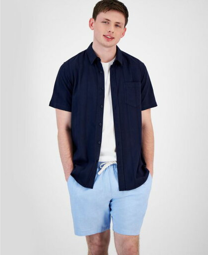 【送料無料】 サンストーン メンズ シャツ トップス Men's Weston Shirt, Created for Macy's Basic Navy 【送料無料】 サンストーン メンズ シャツ トップス Men's Weston Shirt, Created for Macy's Basic Navy