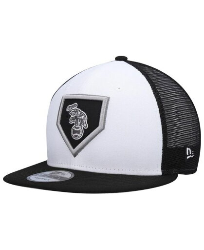 【送料無料】 ニューエラ メンズ 帽子 アクセサリー Men's White, Black Oakland Athletics 2022 Clubhouse Trucker 9FIFTY Snapback Hat White, Black 【送料無料】 ニューエラ メンズ 帽子 アクセサリー Men's White, Black Oakland Athletics 2022 Clubhouse Trucker 9FIFTY Snapback Hat White, Black