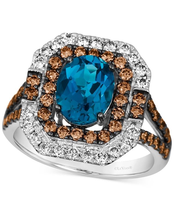 ̵   ǥ  ꡼ Deep Sea Blue Topaz (1-3/4 ct. t.w.) & D...