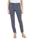 【送料無料】 アルファニ レディース カジュアルパンツ ボトムス Petite Printed Pull-On Pants, Created for Macy's Navy Contour Square