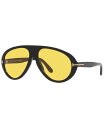 【送料無料】 トム・フォード メンズ サングラス・アイウェア アクセサリー Men's Sunglasses, TR00148460-X 60 Black Shiny(4)