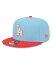 【送料無料】 ニューエラ メンズ 帽子 アクセサリー Men's Light Blue, Red Los Angeles Dodgers Spring Color Two-Tone 59FIFTY Fitted Hat Light Blue, Red