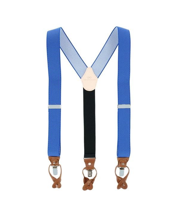 リー 【送料無料】 トラファルガー メンズ ベルト アクセサリー Napier Elastic Convertible End Suspenders Blue