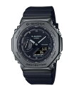 yz W[VbN Y rv ANZT[ Men's Analog-Digital Black Resin Watch, 44.4mm, GM2100BB-1A Gunmetal