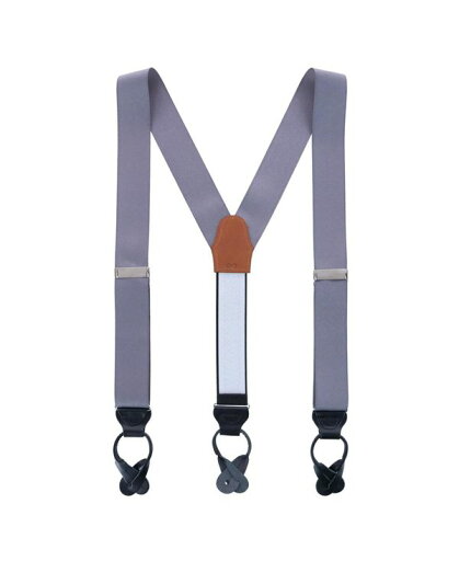 【送料無料】 トラファルガー メンズ ベルト アクセサリー Phoenix Big & Tall 38mm Grosgrain Non Stretch Ribbon Button End Suspenders Smokey grey 【送料無料】 トラファルガー メンズ ベルト アクセサリー Phoenix Big & Tall 38mm Grosgrain Non Stretch Ribbon Button End Suspenders Smokey grey