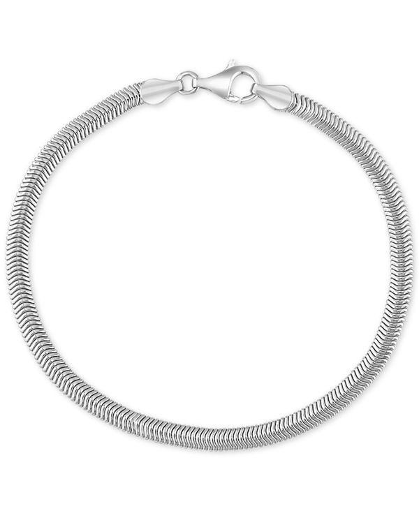 【送料無料】 エフィー メンズ ブレスレット・バングル・アンクレット アクセサリー EFFY&reg; Men's Link Bracelet in Sterling Silver Silver