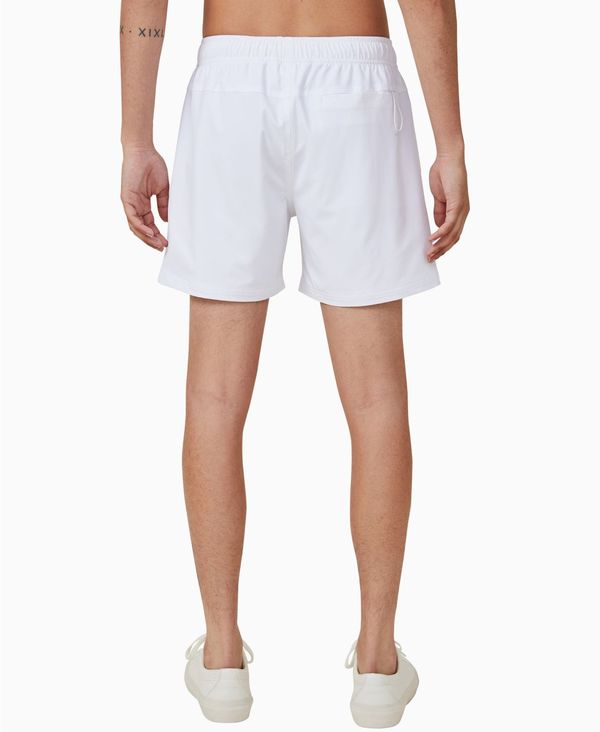 コットンオン メンズ 水着 ハーフパンツ・ショーツ ショートパンツ COTTON ON Men's Stretch Swim Shorts White ホワイト