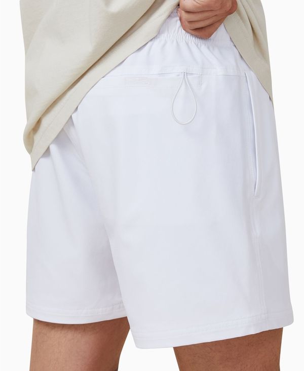 コットンオン メンズ 水着 ハーフパンツ・ショーツ ショートパンツ COTTON ON Men's Stretch Swim Shorts White ホワイト