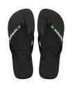 【送料無料】 ハワイアナス メンズ サンダル シューズ Men's Brazil Logo Flip-Flop Sandals Black