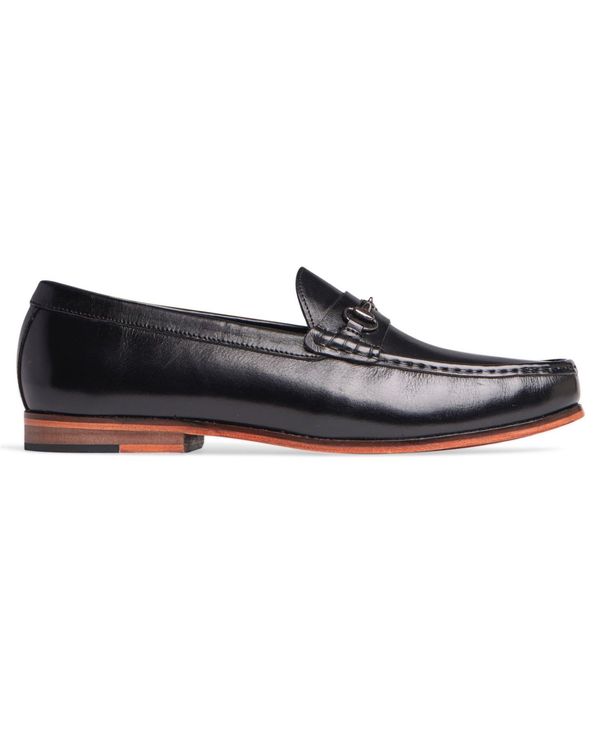 【送料無料】 アンソニー ヴィア メンズ スリッポン・ローファー シューズ Filmore Bit Loafer Black