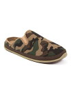 【送料無料】 ディアースタッグス メンズ スリッポン・ローファー シューズ Slipperooz Men's Slip-On Slipper Green Camo