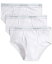 【送料無料】 ツーイグジスト メンズ ブリーフパンツ アンダーウェア Fly Front Men's Cotton Briefs, 3-Pack White New