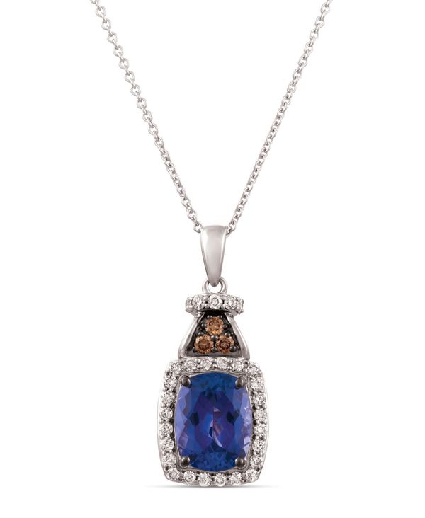 【送料無料】 ル ヴァン レディース ネックレス・チョーカー・ペンダントトップ アクセサリー Blueberry Tanzanite (2 ct. t.w.) & Diamond (1/3 ct. t.w.) 18