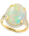 【送料無料】 エフィー レディース リング アクセサリー EFFY&reg; Ethiopian Opal (5-1/3 ct. t.w.) & Diamond (5/8 ct. t.w.) Ring in 14k Yellow Gold Ethiopian Opal