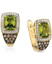 【送料無料】 ル ヴァン レディース ピアス・イヤリング アクセサリー Green Apple Peridot (4-1/5 ct. t.w.), Chocol...