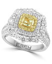 【送料無料】 エフィー レディース リング アクセサリー EFFY&reg; Limited Edition White Diamond (1-5/8 ct .t.w.) and Yellow Diamond (1 ct. t.w.) Ring in 14k Two Tone Gold 14K Two Tone Gold