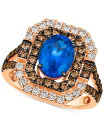 【送料無料】 ル ヴァン レディース リング アクセサリー Blueberry Tanzanite (1-3/4 ct. t.w.), Chocolate Diamonds (7/8 ct. t.w.) ..