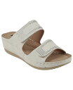 【送料無料】 ジーシーシューズ レディース サンダル シューズ Women's Rea Embellished Wedge Sandals White